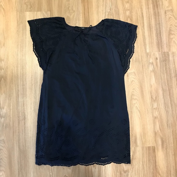 Madewell Embroidered Eyelet Moontide Dress - Picture 6 of 8